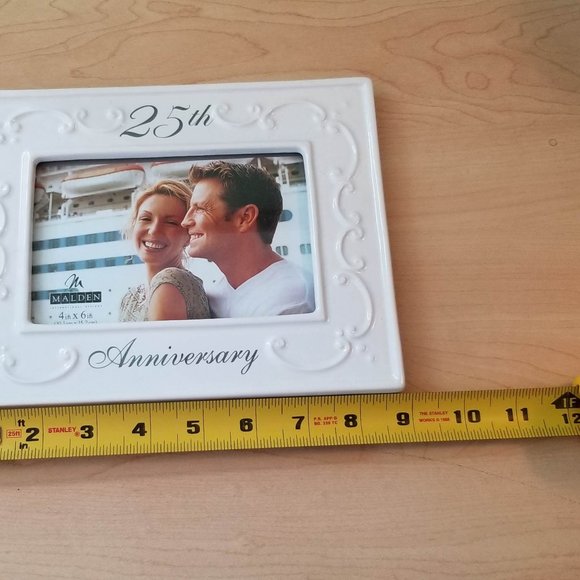 NWOT 25th Anniversary photo frame - Picture 4 of 6